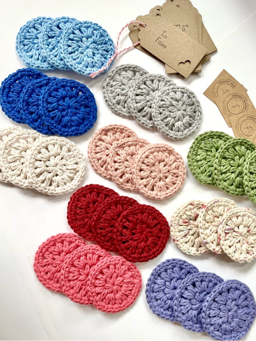 Face Cotton scrubbies
